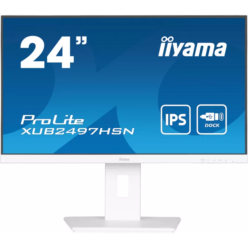 iiyama ProLite XUB2497HSN-W2 Computer Monitor 60,5 cm (23,8 Zoll) 1920 x 1080 Pixel Full HD LED Weiß