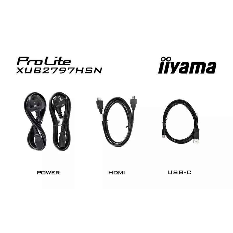 iiyama ProLite XUB2797HSN-B2 Computer Monitor 68,6 cm (27 Zoll) 1920 x 1080 Pixel Full HD LED Schwarz