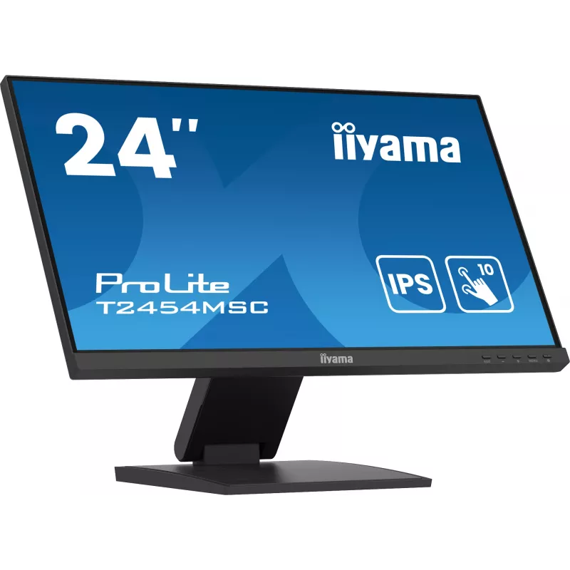 iiyama ProLite T2454MSC-B2AG Computer-Monitor 60,5 cm (23,8 Zoll) 1920 x 1080 Pixel Full HD LED Touchscreen Multi-User Schwarz