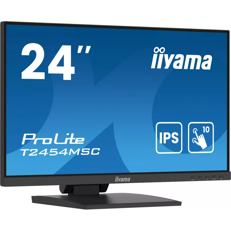 iiyama ProLite T2454MSC-B2AG Computer-Monitor 60,5 cm (23,8 Zoll) 1920 x 1080 Pixel Full HD LED Touchscreen Multi-User Schwarz