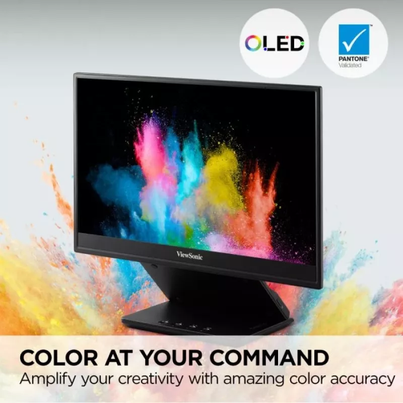 Viewsonic VP Series VP16-OLED Computermonitor 40,6 cm (16 Zoll) 1920 x 1080 Pixel Full HD Schwarz