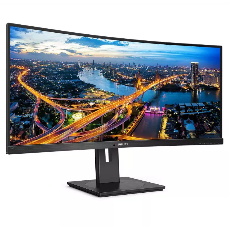 Philips B Line 346B1C/00 Computer Monitor 86,4 cm (34 Zoll) 3440 x 1440 Pixel Quad HD LCD Schwarz