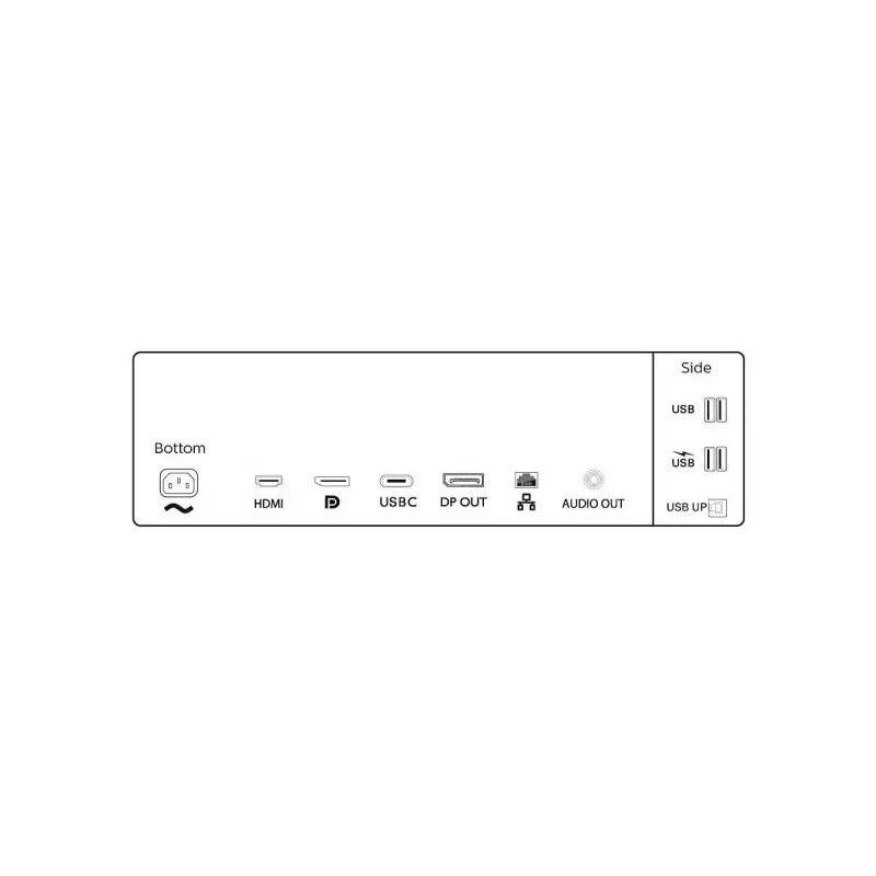 Philips P Line 346P1CRH/00 Computer Monitor 86,4 cm (34 Zoll) 3440 x 1440 Pixel UltraWide Quad HD LED Schwarz