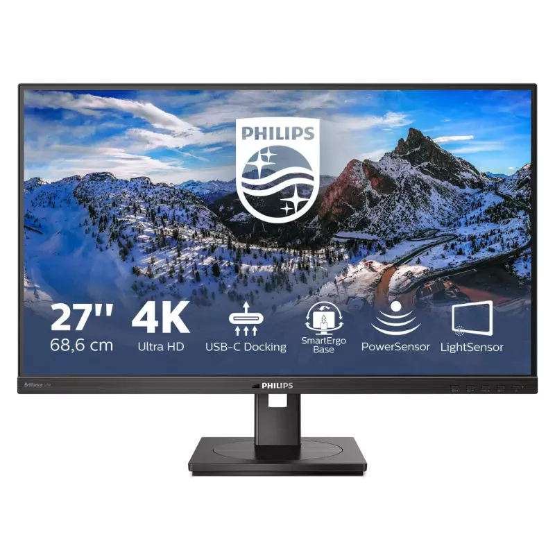 Philips 279P1/00 Computermonitor 68,6 cm (27 Zoll) 3840 x 2160 Pixel 4K Ultra HD LED Schwarz