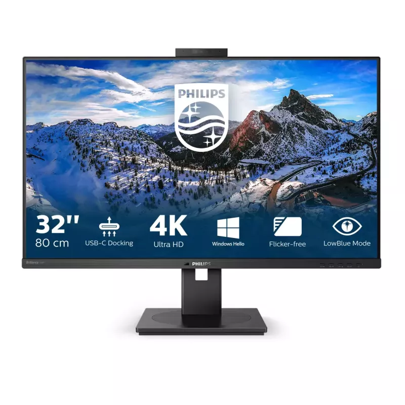 Philips P Line 329P1H/00 Computer Monitor 80 cm (31,5 Zoll) 3840 x 2160 Pixel 4K Ultra HD LED Schwarz