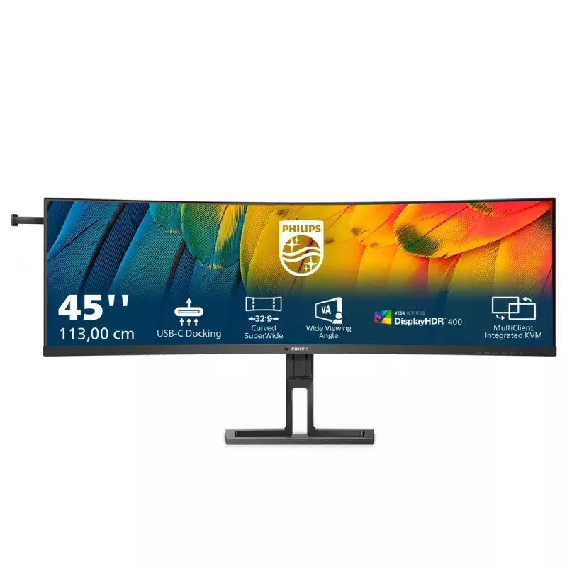 Philips 6000 series 45B1U6900C/00 Computermonitor 113 cm (44,5 Zoll) 5120 x 1440 Pixel UltraWide Dual Quad HD LED Schwarz