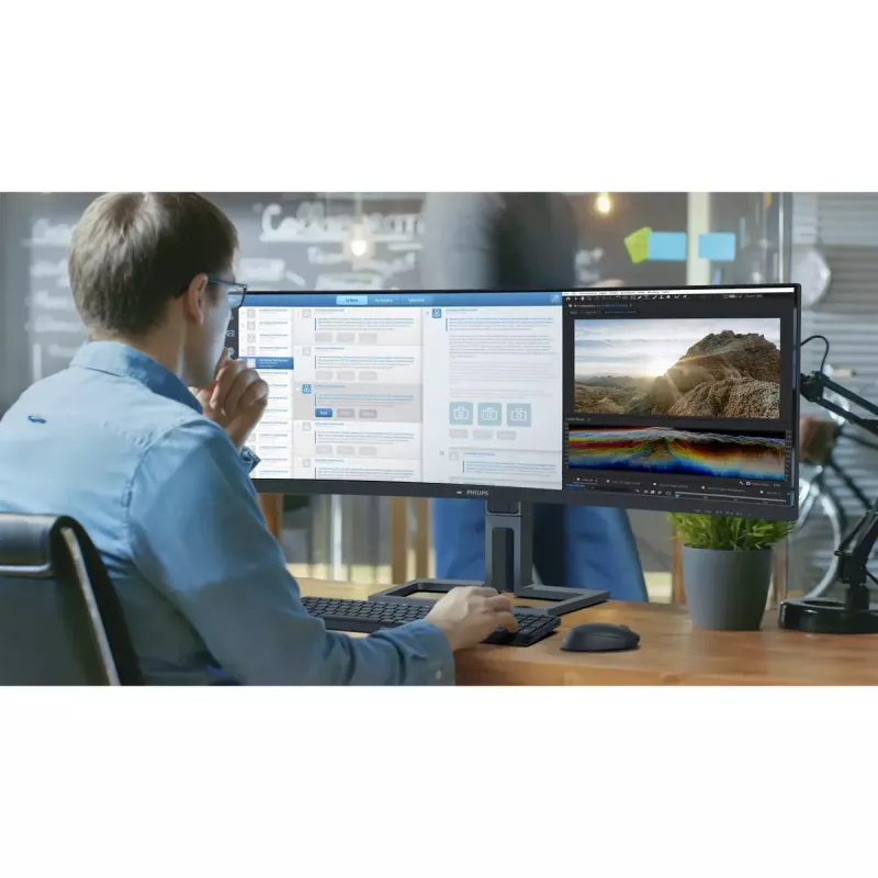Philips 6000 series 45B1U6900C/00 Computermonitor 113 cm (44,5 Zoll) 5120 x 1440 Pixel UltraWide Dual Quad HD LED Schwarz