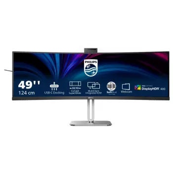Philips 49B2U6900CH/00 Computermonitor 124 cm (48,8 Zoll) 5120 x 1440 Pixel Dual QHD LCD Schwarz