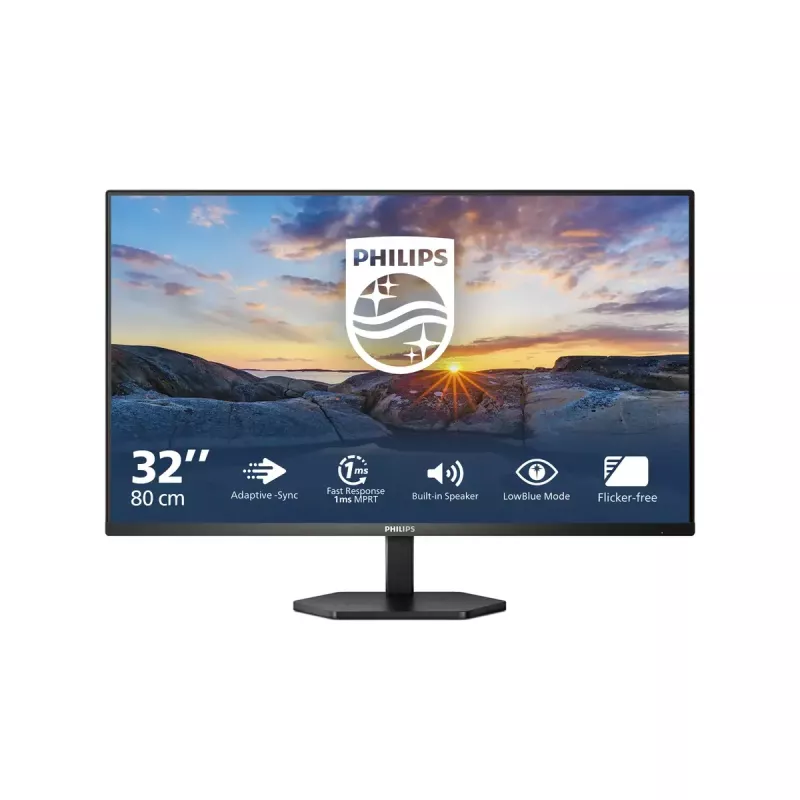 Philips 3000 series 32E1N3100LA/00 Computer Monitor 80 cm (31,5 Zoll) 1920 x 1080 Pixel Full HD LCD Schwarz