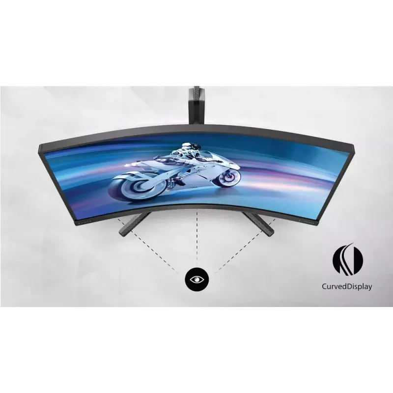 Philips Evnia 34M2C6500/00 Computer-Monitor 86,4 cm (34 Zoll) 3440 x 1440 Pixel Wide Quad HD QD-OLED Grau