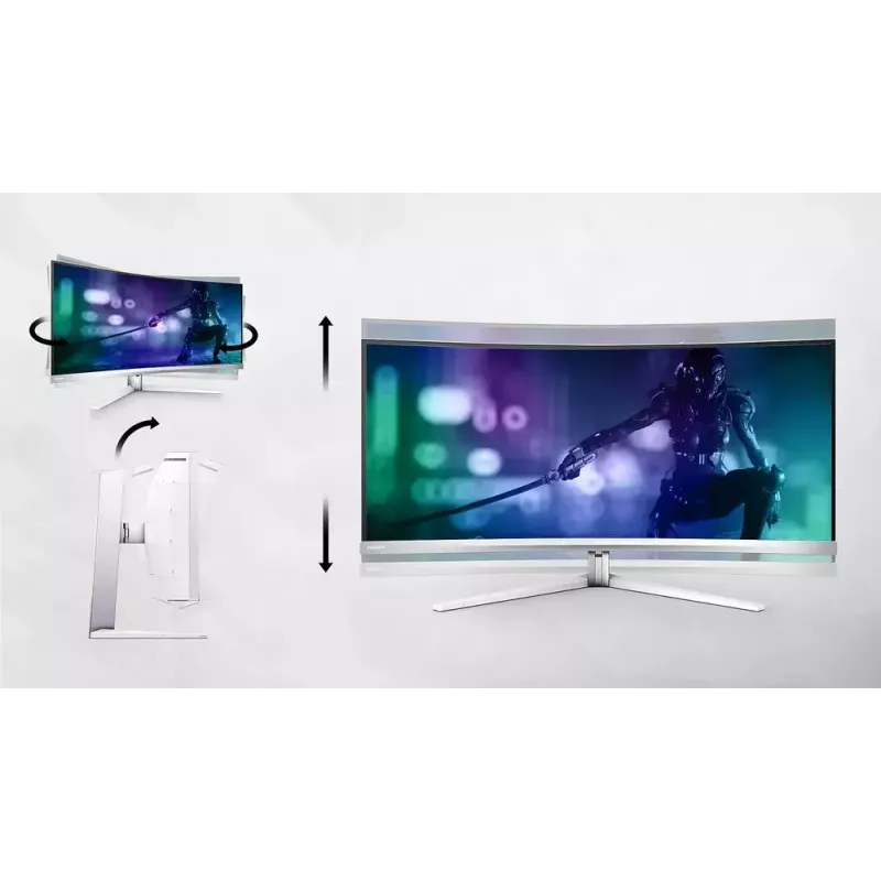 Philips Evnia 8000 32M2N8900/00 Computer Monitor 80 cm (31,5 Zoll) 3840 x 2160 Pixel 4K Ultra HD QD-OLED Weiß