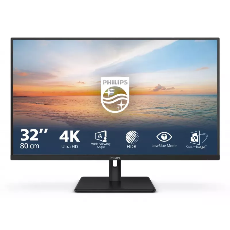 Philips 1000 series 32E1N1800LA/00 Computer Monitor 80 cm (31,5 Zoll) 3840 x 2160 Pixel 4K Ultra HD LCD Schwarz