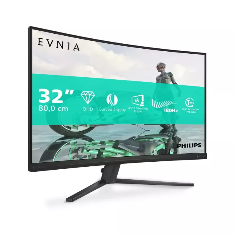 Philips Evnia 32M2C3500L/00 Computer Monitor 80 cm (31,5 Zoll) 2560 x 1440 Pixel Quad HD LCD Schwarz