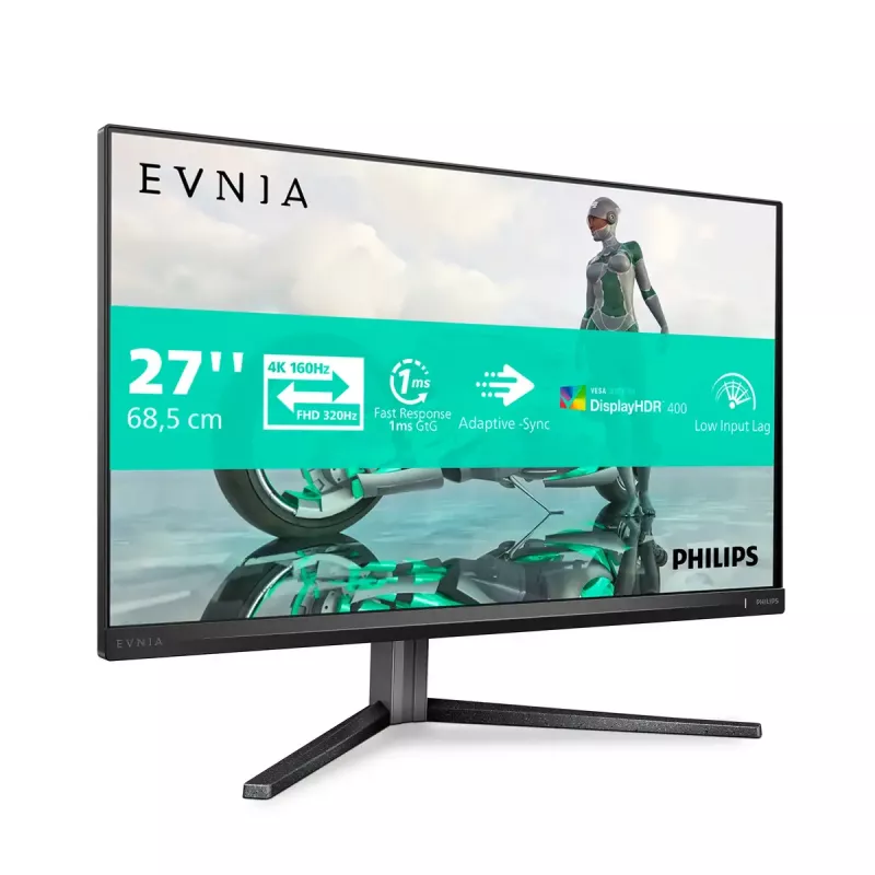 Philips Evnia 3000 27M2N3800A/00 Computer Monitor 68,6 cm (27 Zoll) 3840 x 2160 Pixel 4K Ultra HD LCD Grau