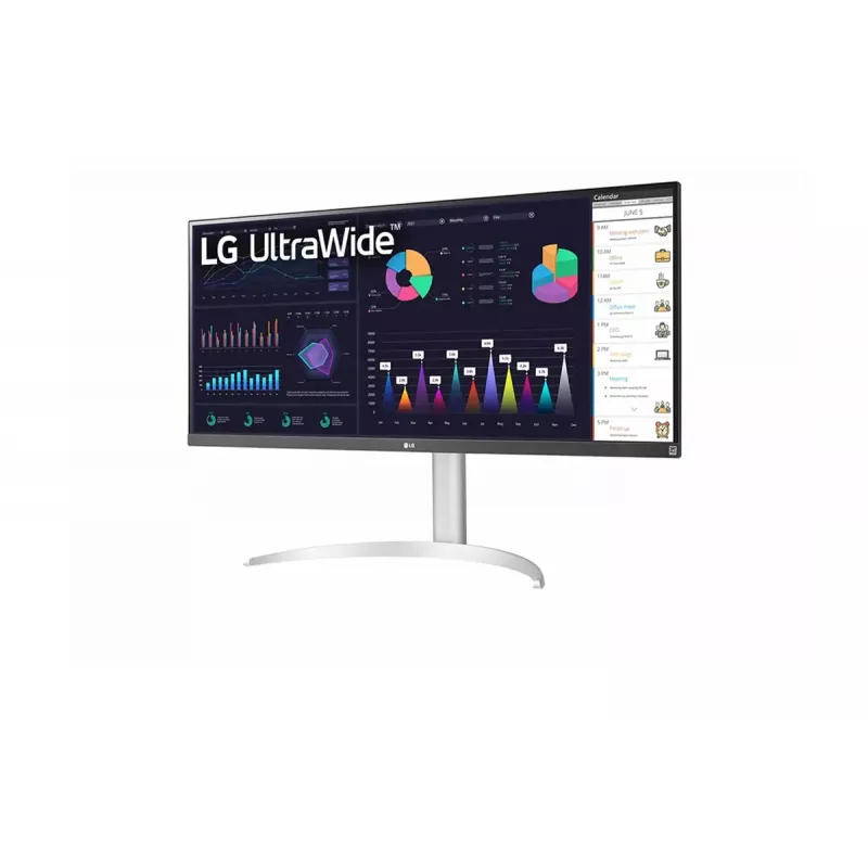 LG 34WQ650-W Computer-Monitor 86,4 cm (34 Zoll) 2560 x 1080 Pixel WFHD LCD Silber, Weiß