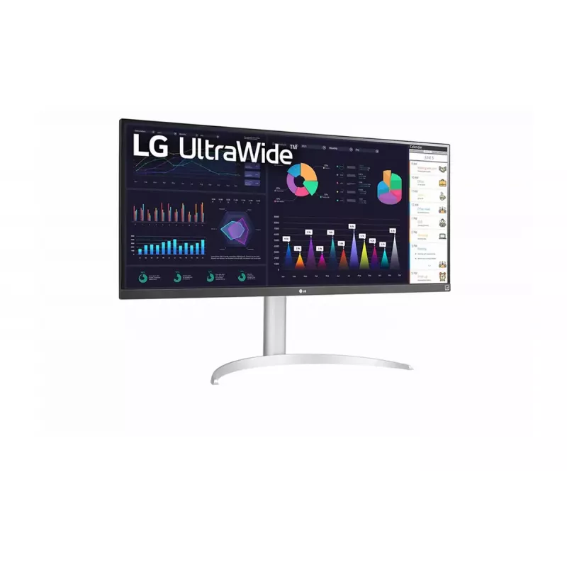 LG 34WQ650-W Computer-Monitor 86,4 cm (34 Zoll) 2560 x 1080 Pixel WFHD LCD Silber, Weiß