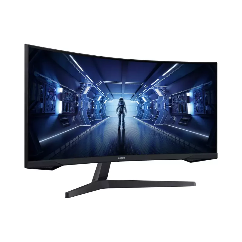 Samsung G55T Computer Monitor 86,4 cm (34 Zoll) 3440 x 1440 Pixel UltraWide Quad HD LED Schwarz