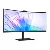 34 Zoll Samsung S65VC UltraWide Quad HD 3440x1440 Curved VA LCD Monitor mit USB-C PD 90W, integrierten Lautsprechern, 100 Hz