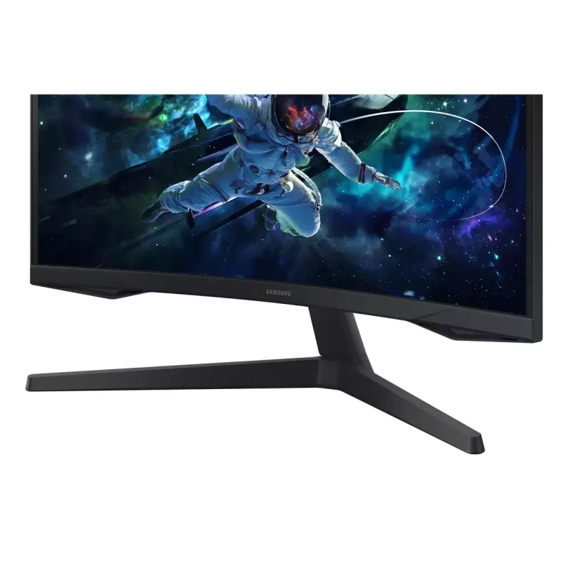 Monitor Samsung G55C 27 Zoll Quad HD 2560x1440 VA LED Curved 1000R, 165Hz, 1ms, FreeSync, VESA, Schwarz