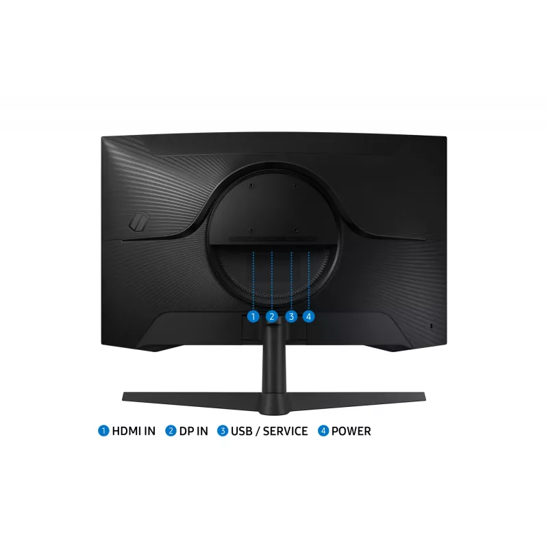Samsung G55C Computer-Monitor 68,6 cm (27 Zoll) 2560 x 1440 Pixel Wide Quad HD LED Schwarz