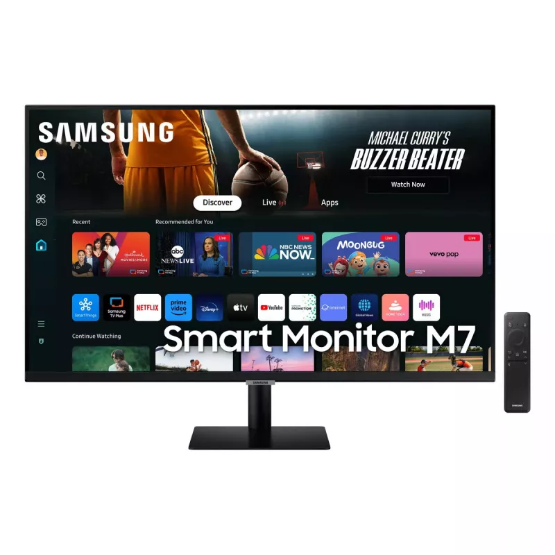 Samsung M70D Computer Monitor 81,3 cm (32 Zoll) 3840 x 2160 Pixel 4K Ultra HD LED Schwarz
