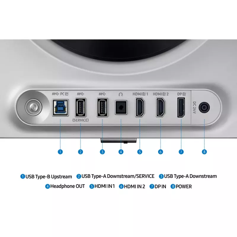 Samsung S27DG610SU Computer-Monitor 68,6 cm (27 Zoll) 2560 x 1440 Pixel Quad HD OLED Silber