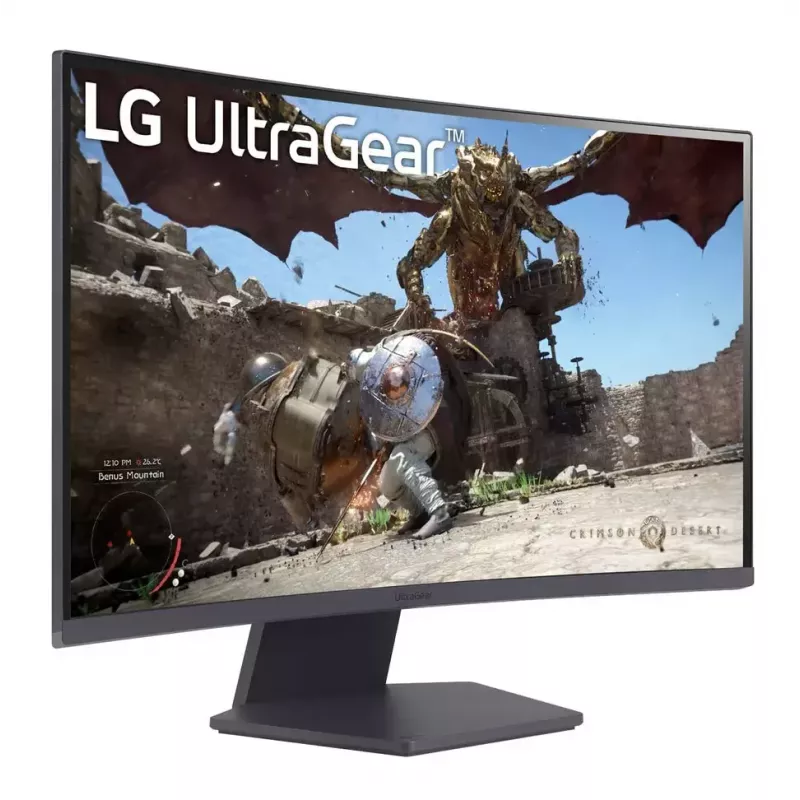 27 Zoll Curved Gaming Monitor LG 27GS60QC-B — 27 Zoll VA QHD 2560x1440, 180 Hz, 1 ms, HDR10, FreeSync, 1000R