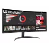 Monitor LG 34WR50QK-B 34 Zoll Curved VA WQHD 3440x1440 5 ms 21:9 100 Hz VESA, Schwarz