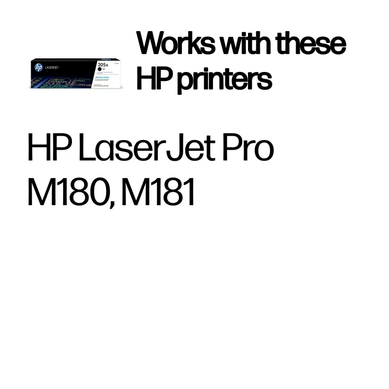 HP 205A Schwarz Original LaserJet Tonerkartusche, 1100 Seiten, Schwarz, 1 Stück