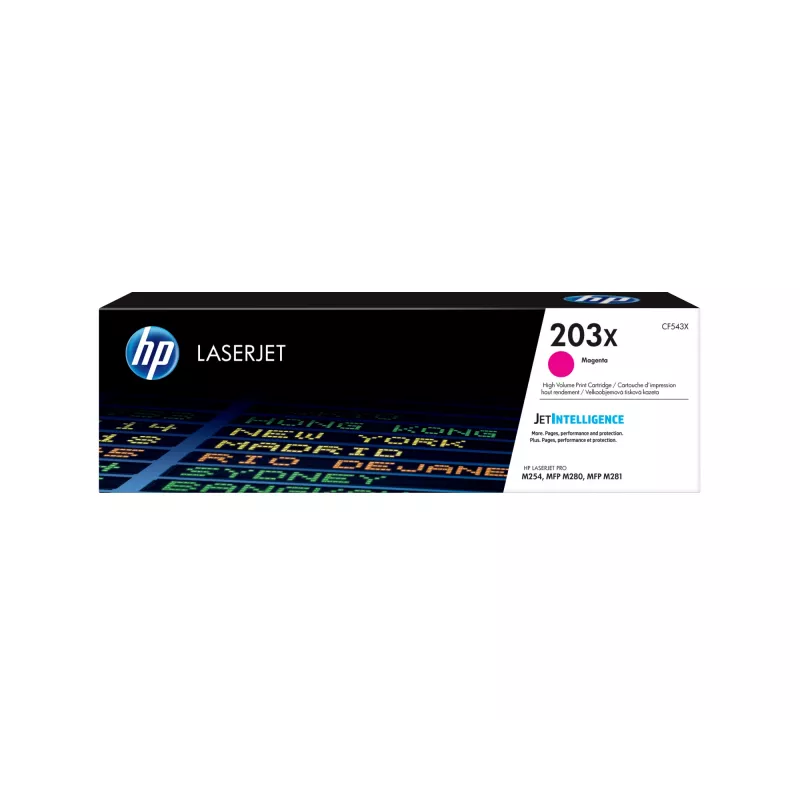 HP 203X Hohe Reichweite Magenta Original LaserJet Tonerkartusche