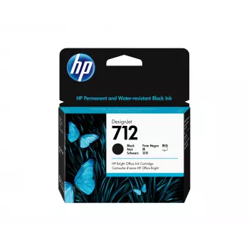 HP 712 80-ml Schwarz DesignJet Tintenpatrone