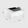 HP LaserJet Pro 4002dn Drucker, Laser, 1200 x 1200 DPI, A4, 40 ppm, Duplexdruck, Weiß