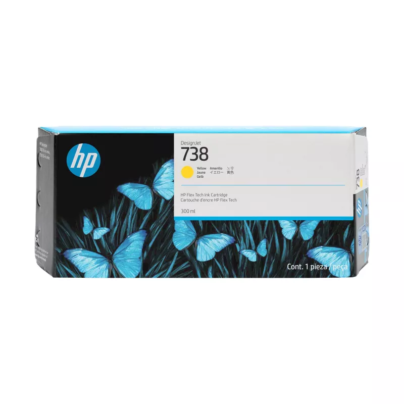 HP 738 300 ml Gelb DesignJet Druckkopf für Tintenpatrone