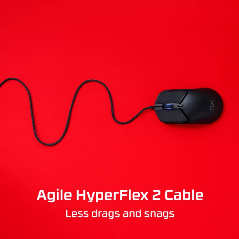 HyperX Pulsefire Haste 2 – Gaming-Maus (Schwarz)
