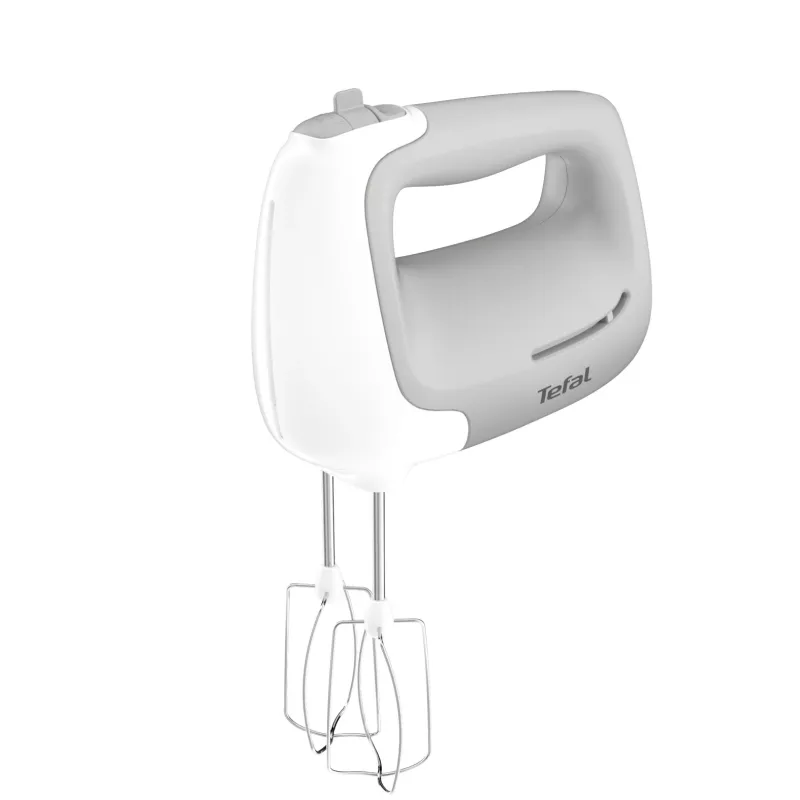 Handmixer Tefal Prep'Mix HT450B — 450 W, 5 Geschwindigkeiten, Turbo, Metallrührbesen, weiß