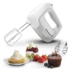 Handmixer Tefal Prep'Mix HT450B — 450 W, 5 Geschwindigkeiten, Turbo, Metallrührbesen, weiß