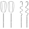 Handmixer Tefal Prep'Mix HT450B — 450 W, 5 Geschwindigkeiten, Turbo, Metallrührbesen, weiß