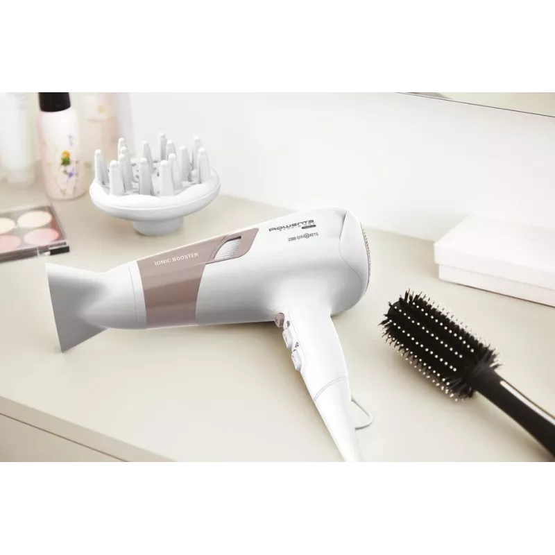 Rowenta Studio Dry CV5830 Haartrockner 2300 W Beige, Weiß