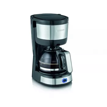 Filterkaffeemaschine SEVERIN KA 4808 — 4 Tassen, 750 W, Glaskanne, Edelstahlgehäuse, Tropfstopp