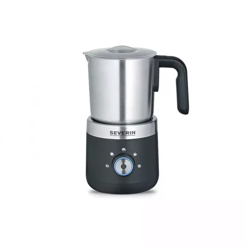 Handelektrischer Milchaufschäumer Severin 3588 Schwarz Silber 550W