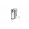 Unold Ava Wasserkocher 2,5 l 2600 W Silber, Weiß