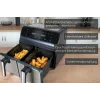 Unold 58685 Fritteuse Doppel 8 L Standgerät 1700 W Heißluftfritteuse Schwarz, Grau