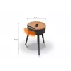 Unold 86545 elektrische Raumheizung Innenbereich Schwarz, Holz Ventilator elektrische Raumheizung