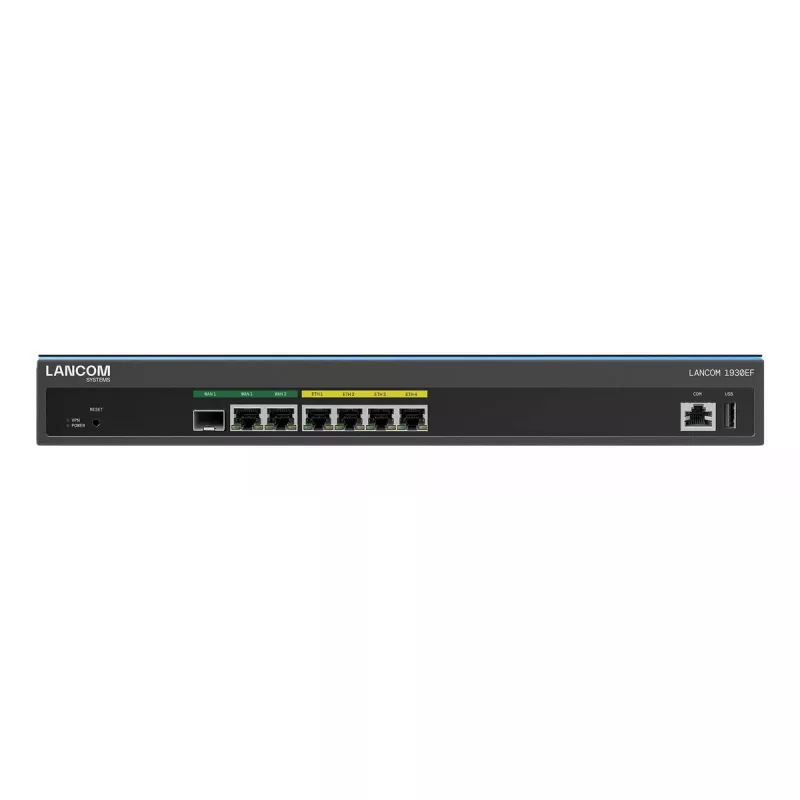 Lancom 1930EF, Ethernet-WAN, Gigabit Ethernet, DSL-WAN, Schwarz (62146)