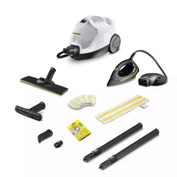 Zylinderdampfreiniger Kärcher SC 4 EasyFix IRON 0,8 l 2000 W Schwarz Weiß