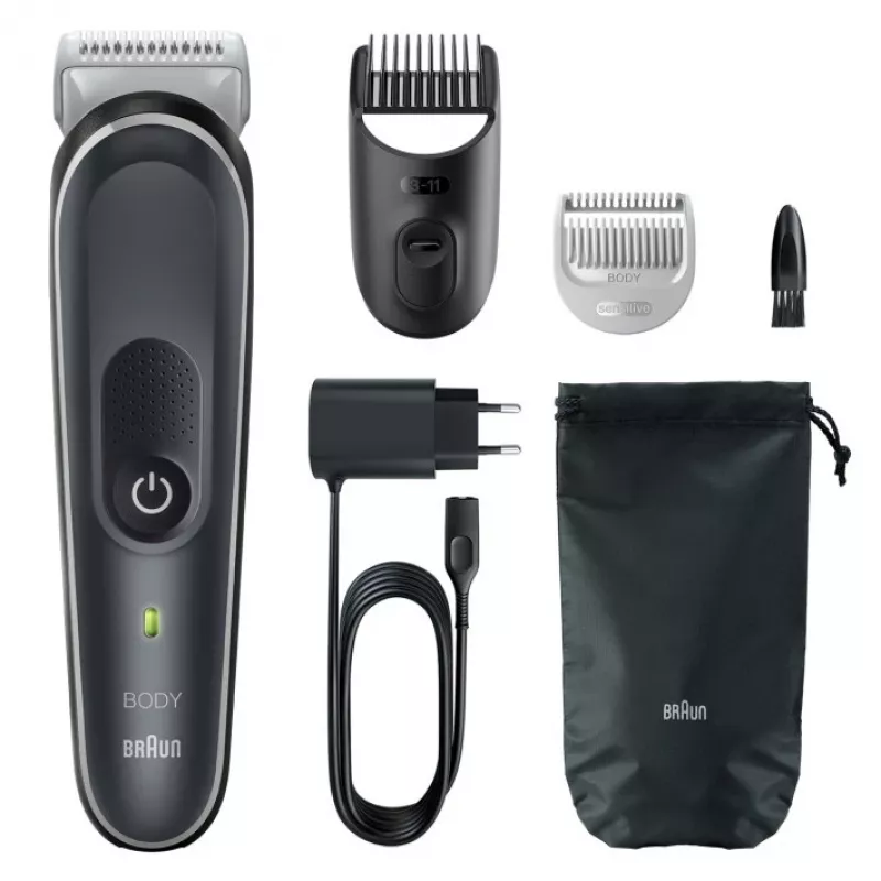 Body Groomer Braun BG5350 Schwarz Silver Lithium-Ion 100 min