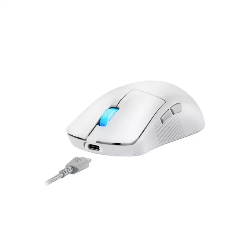 ASUS ROG Harpe Ace Mini Maus Gaming Beidhändig RF Wireless + Bluetooth + USB Typ-C Optisch 42000 DPI