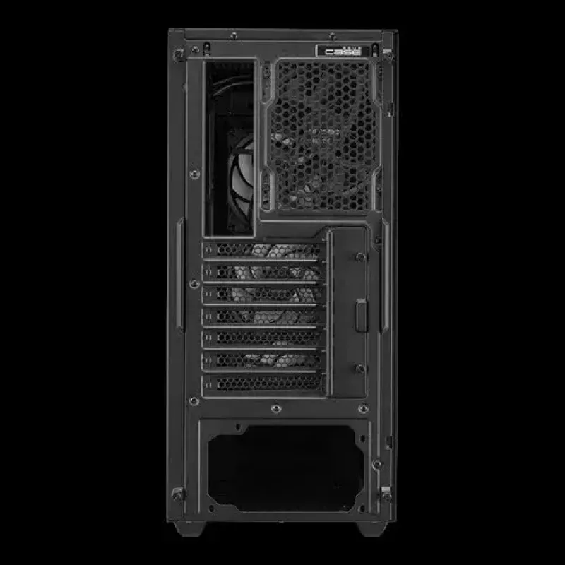 PC-Gehäuse ASUS TUF GAMING CASE GT301 — Midi-Tower ATX, gehärtetes Glas, 3x120mm Frontlüfter, 1x120mm Rücklüfter, unterstützt ATX/Micro-ATX/Mini-ATX