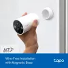 TP-Link Tapo Smart Wire-Free Security Camera, IP-Überwachungskamera, Außenbereich, Kabellos, Decke/Wand, Weiß, Bullet