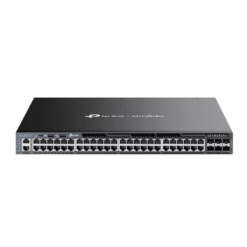 TP-Link Omada 48-Port Gigabit Stackable L3 Managed PoE+ Switch mit 6 10G Slots